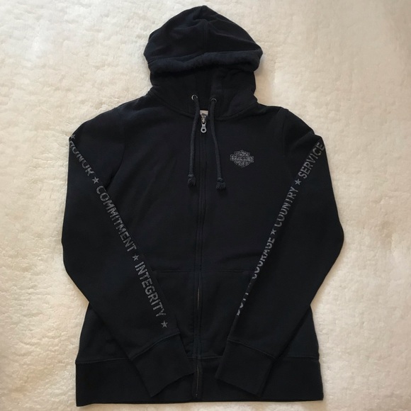 harley davidson wounded warrior hoodie